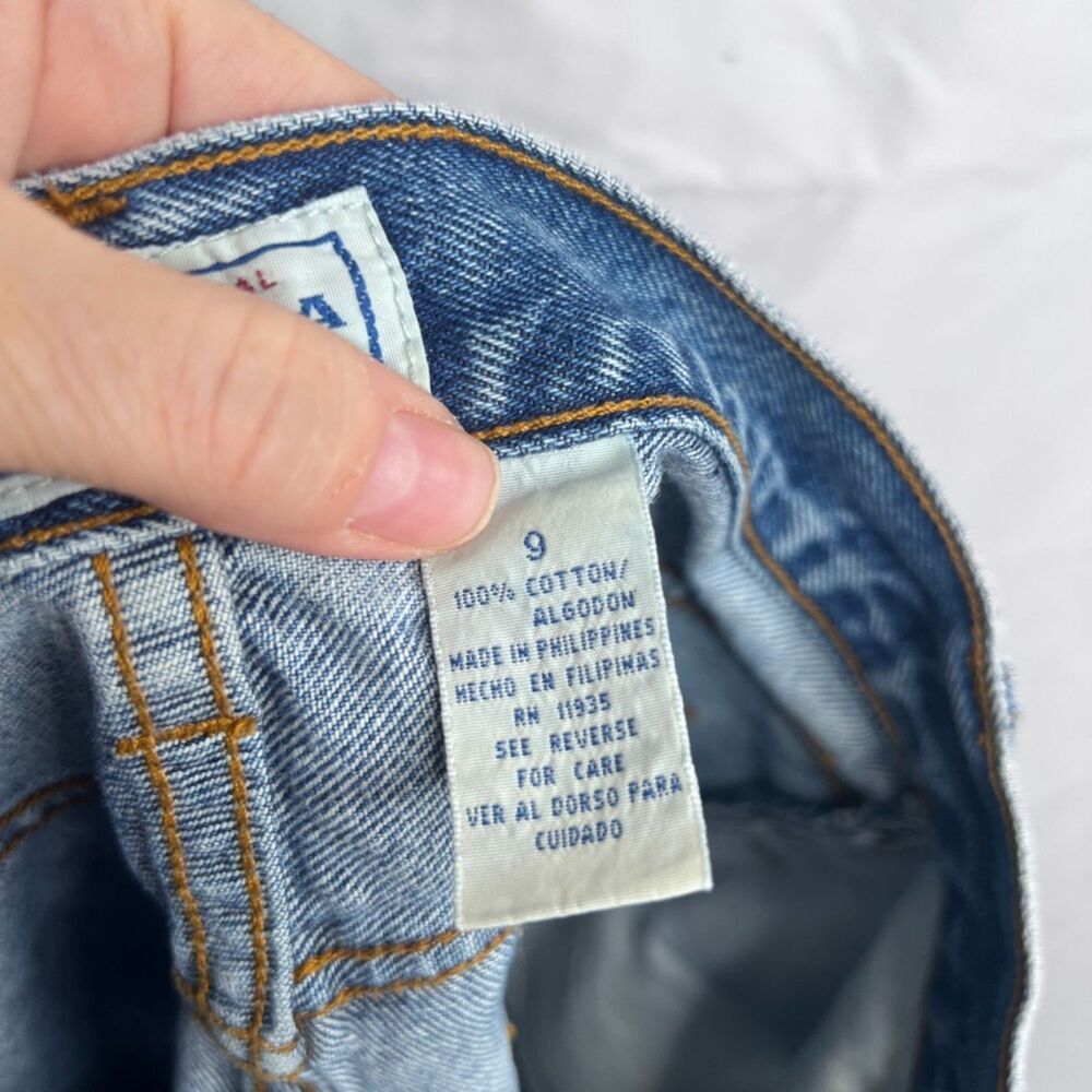 Arizona Retro Y2K Bermuda Denim Jean Shorts‎ JRS Size 9 Casual Basic - Picture 6 of 7